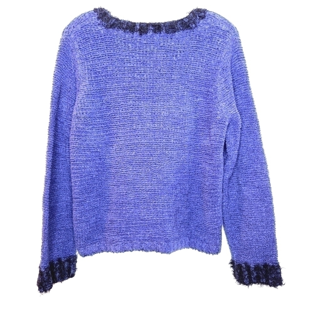 VINTAGE sigrid olsen sport women's m wool blend pullover long sleeve sweater - Picture 9 of 13